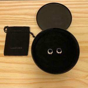 TOM WOOD Ice hoop silver